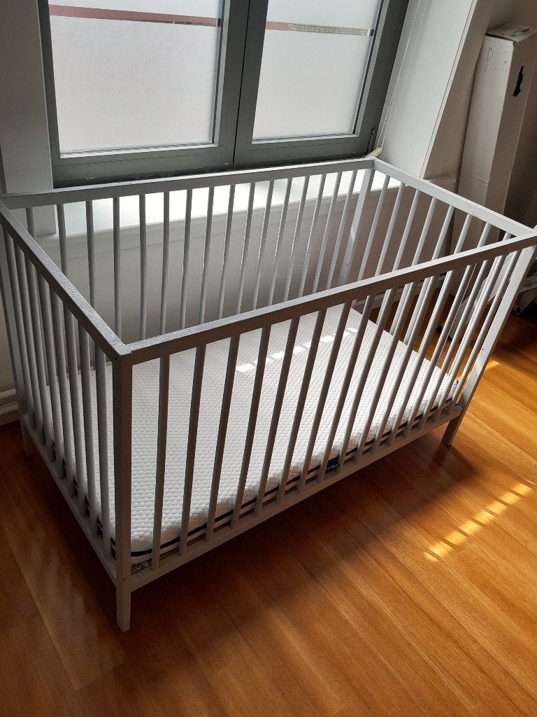 Kinderbedjes, Kinderen en Baby's, Ophalen, Gebruikt, Minder dan 140 cm, Lattenbodem