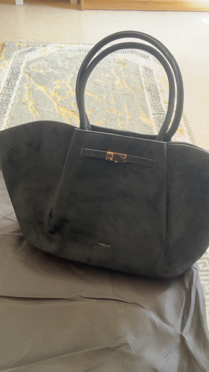 Demellier New York, Handtassen en Accessoires, Ophalen of Verzenden, Zo goed als nieuw, Zwart