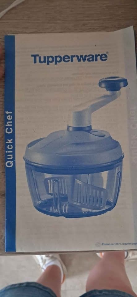 TUPPERWARE QUICKCHEF, Huis en Inrichting, Ophalen, Nieuw, Rood, Overige typen