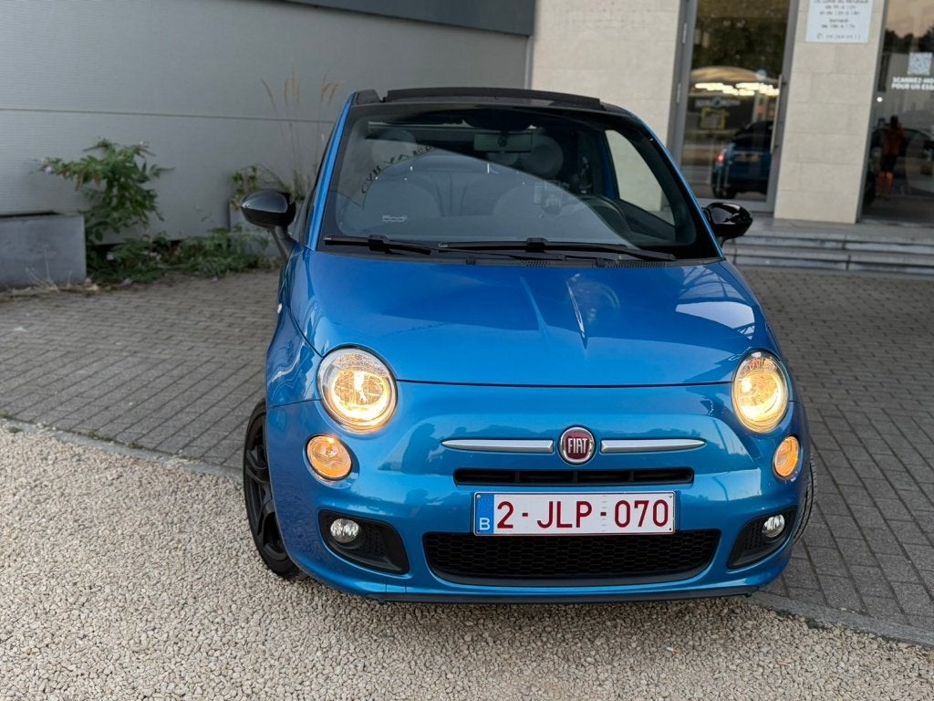 Fiat 500s 1.2 essence ️ Cabrio ️ Bleu Electrik, Auto's, Fiat, Voorwielaandrijving, 4 zetels, Euro 6, 4 cilinders