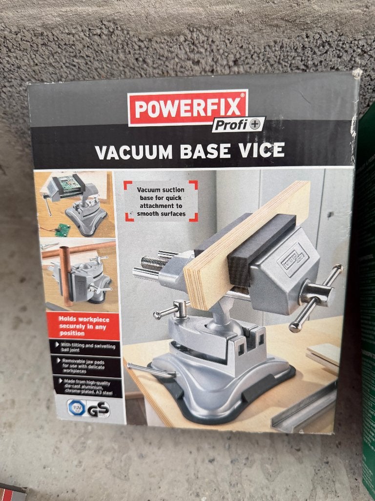 étau à ventouse Powerfix Profi+, Enlèvement, Comme neuf, Moins de 70 cm, Étau