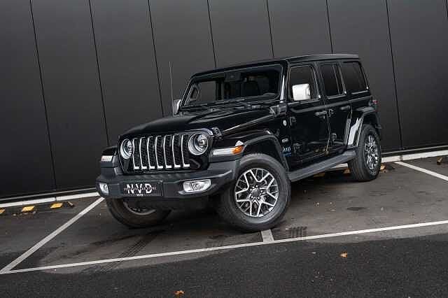 Jeep Wrangler Sahara Overland | PHEV | LED | CAM | ACC |, Auto's, Automaat, 1995 cc, Zwart, https://public.car-pass.be/vhr/0353ec83-7b80-46b8-be32-65e1daad9dd5