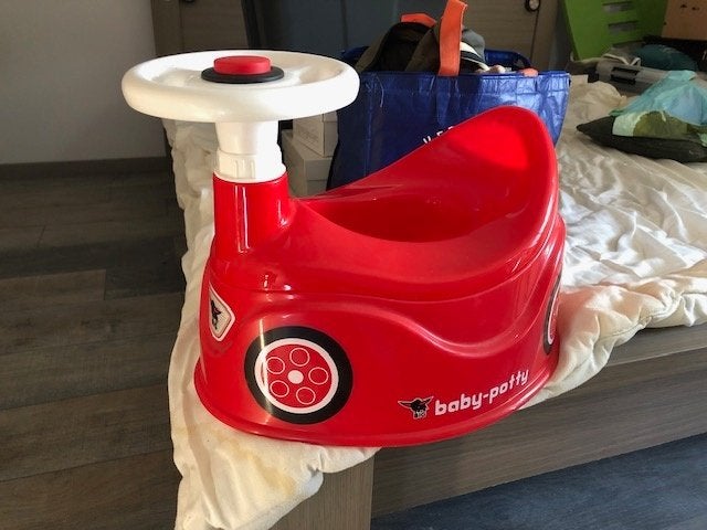 kinderpotje kleuterpotje toilet auto, Kinderen en Baby's, Ophalen of Verzenden, Zo goed als nieuw