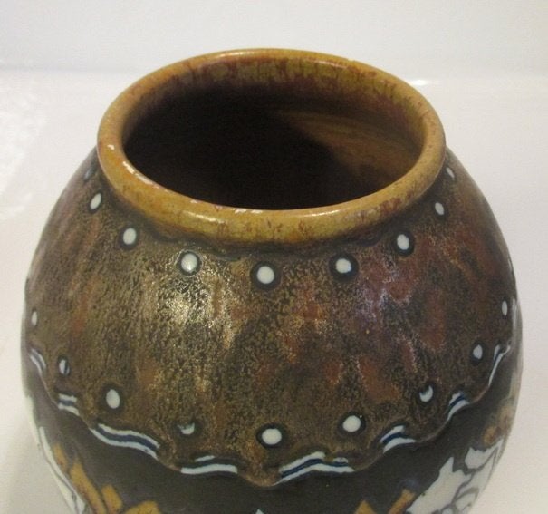 vase art déco Boch Keramis Catteau GRES 197, Enlèvement ou Envoi