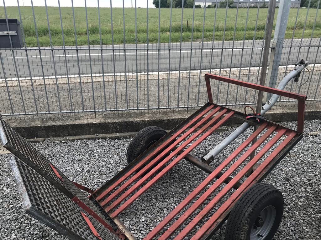 Remorque plateau, Enlèvement, Utilisé, Chariot de transport