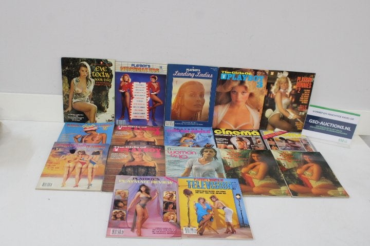 Set vintage Playboy magazines en tijdschriften