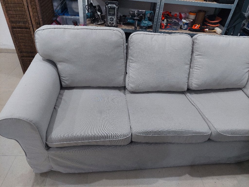 Zetel ikea, Ophalen, Gebruikt, Driepersoons, Rechte bank