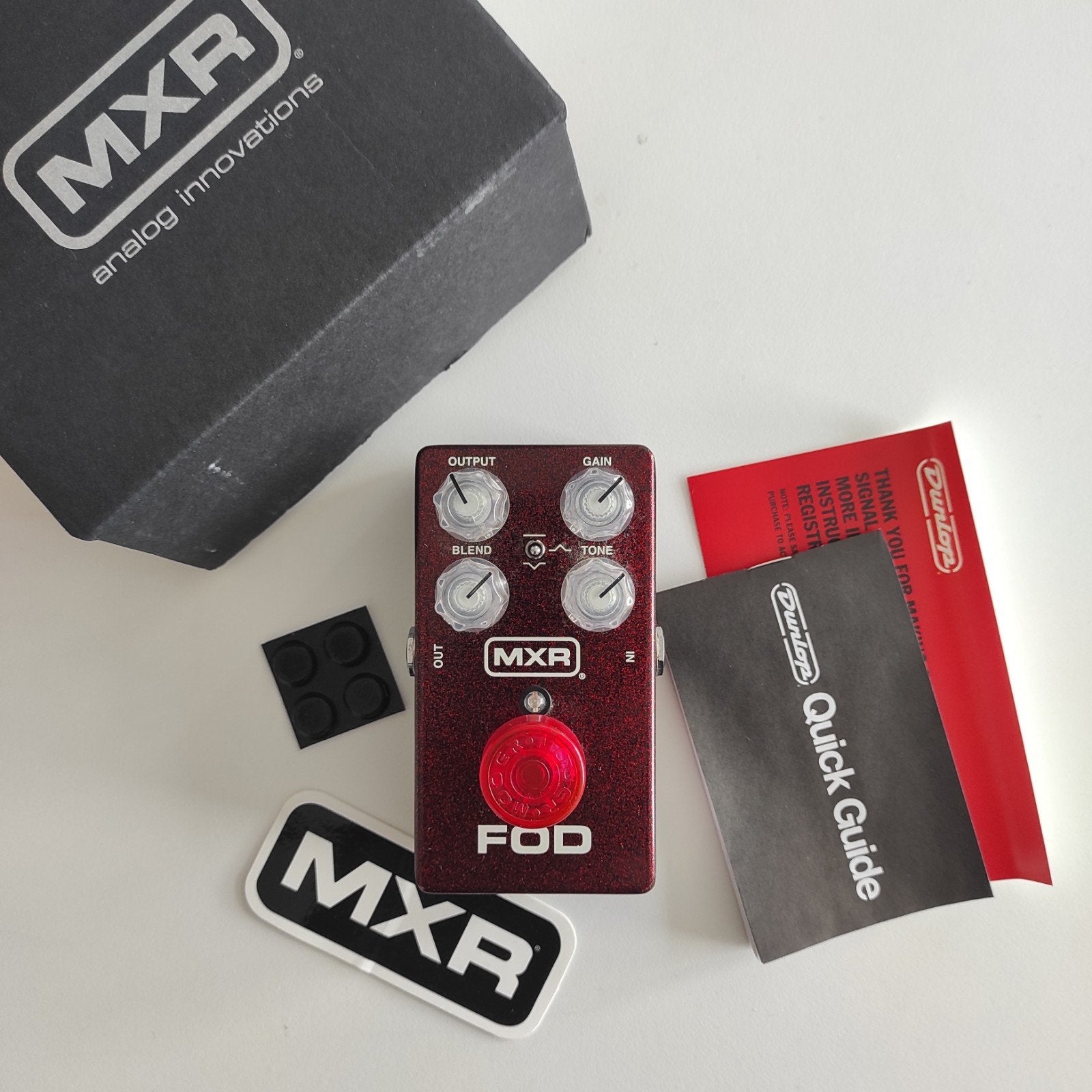 MXR Fod - Overdrive/Distortion, Ophalen of Verzenden, Zo goed als nieuw, Distortion, Overdrive of Fuzz