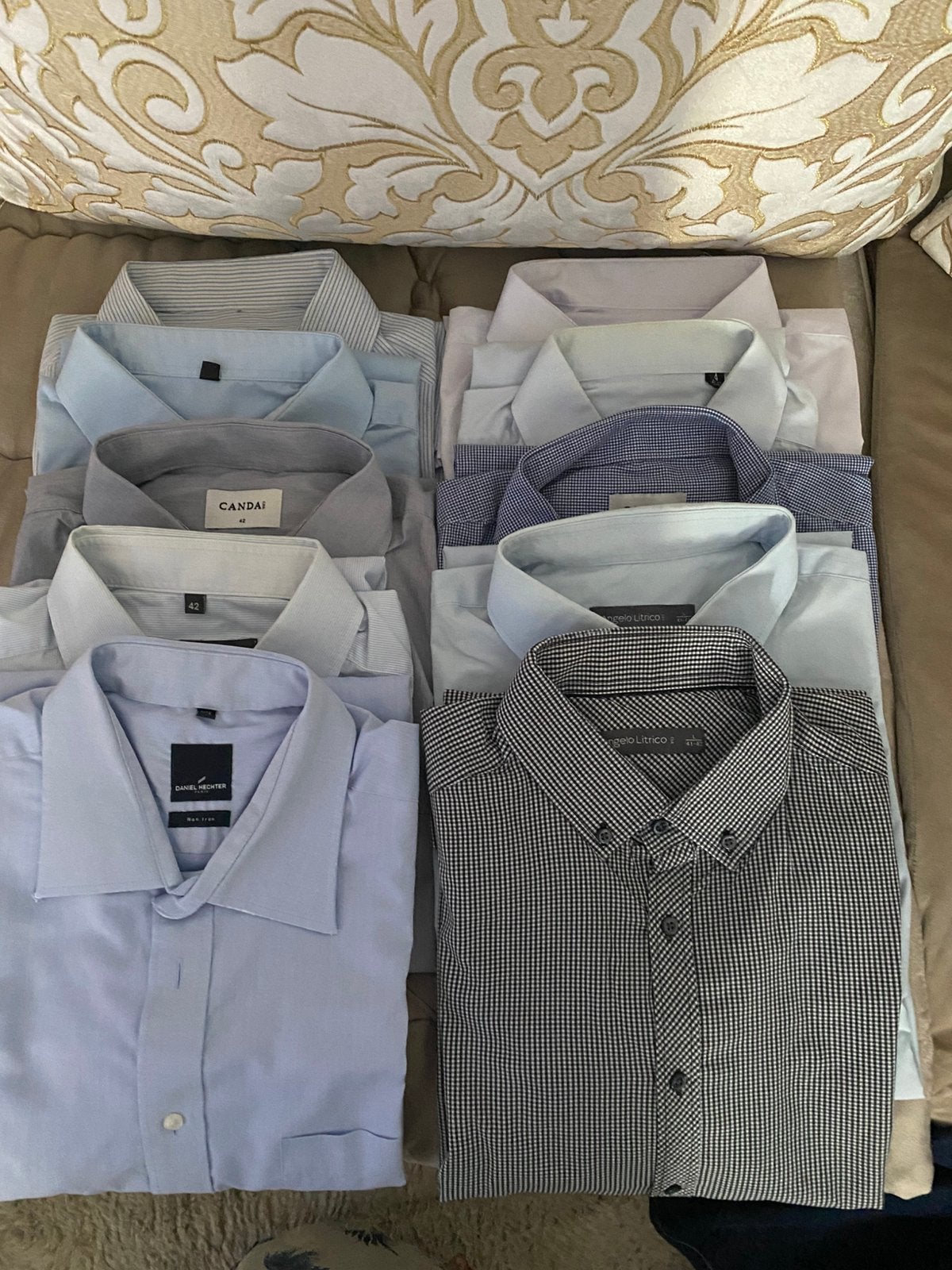 10 chemises homme en très bon état 41/42, Kleding | Heren, Ophalen, Zo goed als nieuw