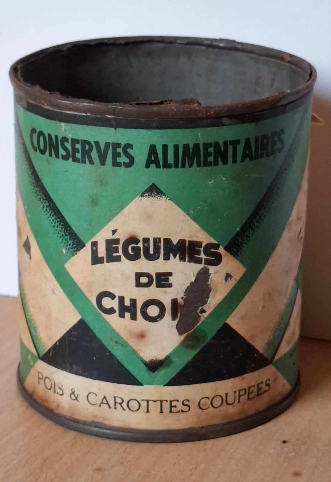 Légumes de Choix en boîte — Pois & Carottes coupées, Collections, Enlèvement ou Envoi