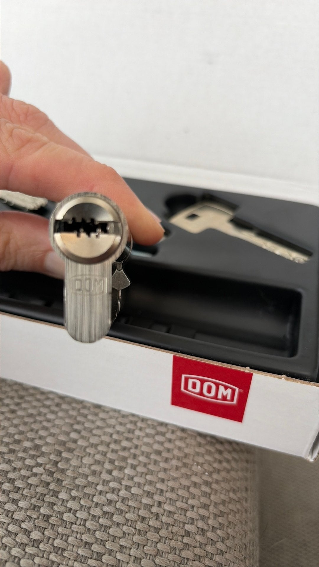 DOM Cylinder 333 IX 35/35 Twilio met 3 sleutels zonder kaart, Ophalen of Verzenden, Nieuw