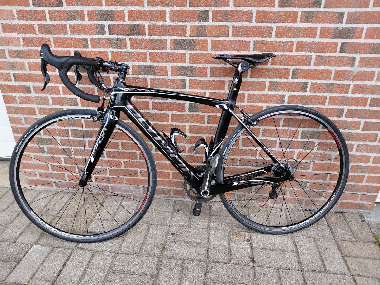 Olympia Ikon carbon Italiaanse racefiets topstaat m52, Fietsen en Brommers, Velgrem, 49 tot 53 cm, Zo goed als nieuw, Meer dan 20 versnellingen