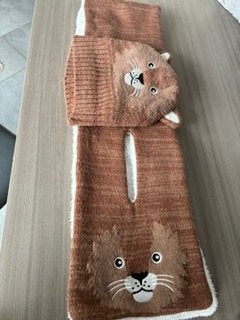 Muts en sjaal kat, Ophalen of Verzenden, Zo goed als nieuw, Jongen, Muts