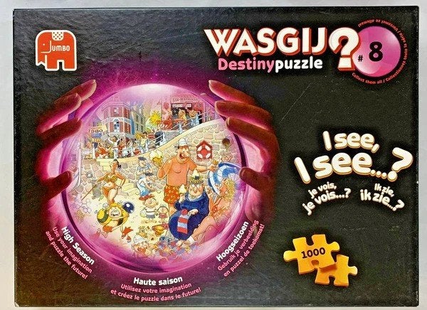 Jumbo Wasgij Destiny Puzzel 8 Hoogseizoen 1000 stukjes, Hobby en Vrije tijd, Verzenden, 500 t/m 1500 stukjes, Zo goed als nieuw
