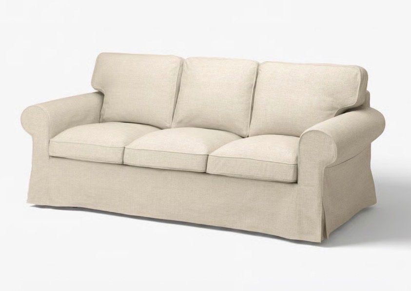 EKTORP 3-zit sofa PERFECTE STAAT (2 stuks), Ophalen, Zo goed als nieuw, Stof