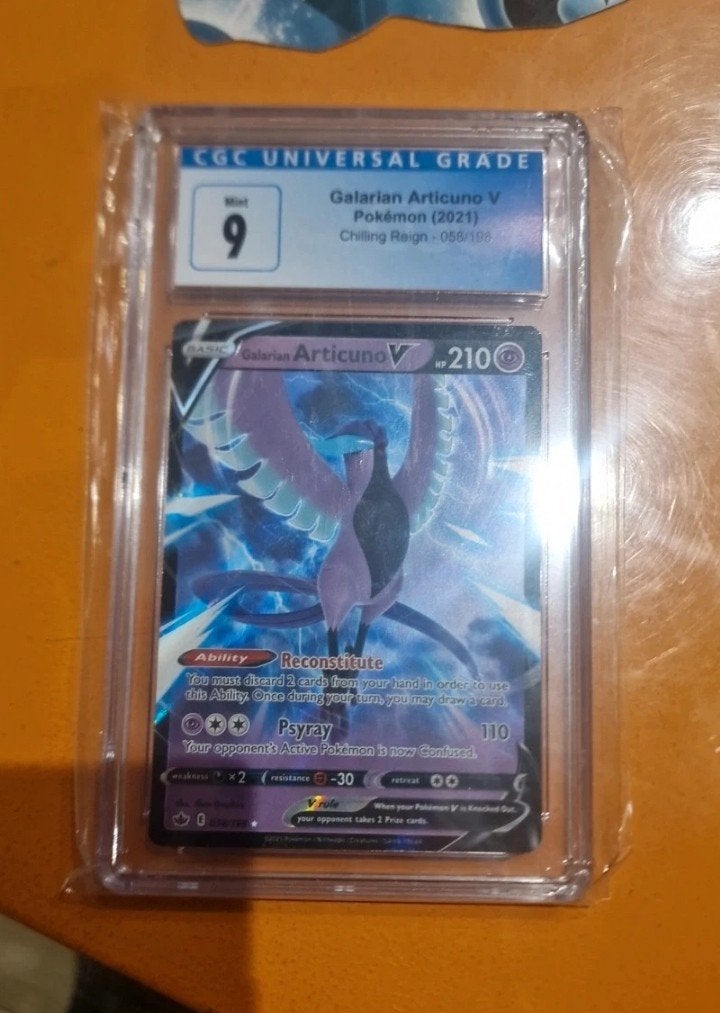 cgc gegrade kaartje galarian articuno engels, Hobby en Vrije tijd, Verzamelkaartspellen | Pokémon, Ophalen