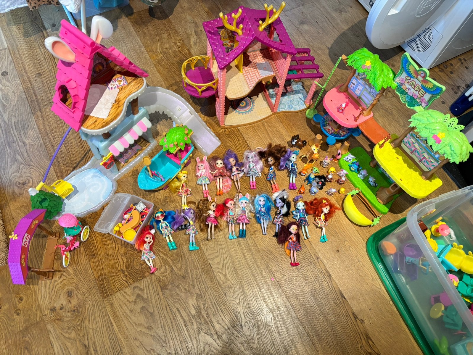 Enchantimals poppenverzamelingsplot, Ophalen, Gebruikt