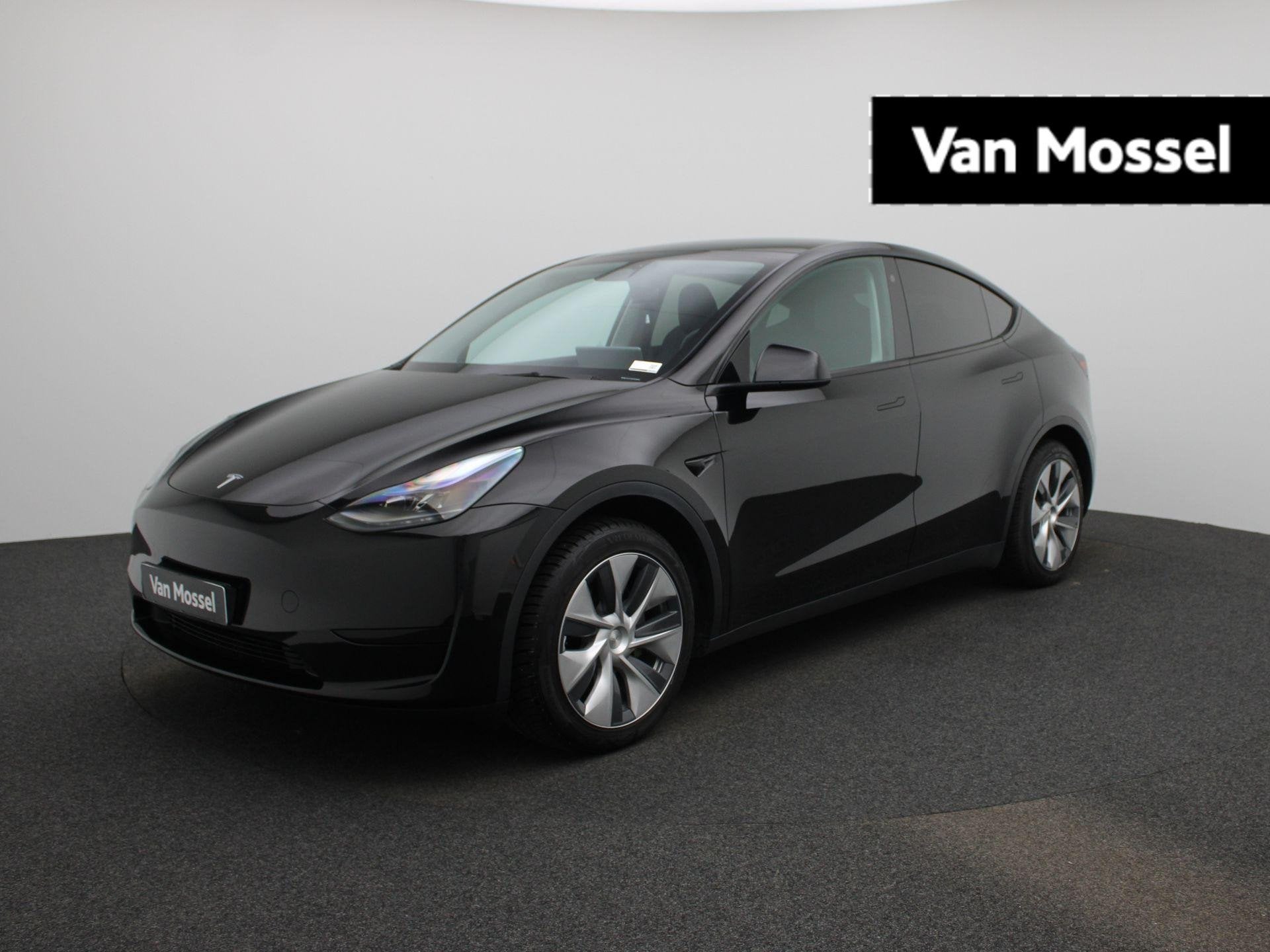 TESLA Model Y RWD PANO | LEDER | CAMERA | AUTOPILOT, Auto's, Tesla, Automaat, Gebruikt, Zwart, 1600 kg