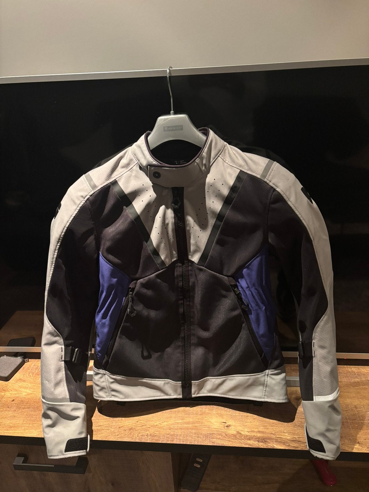 Motor zomerjas heren REV’IT airwave 4 zwart / grijs / blauw, Motos, Vêtements | Vêtements de moto, Hommes, Enlèvement