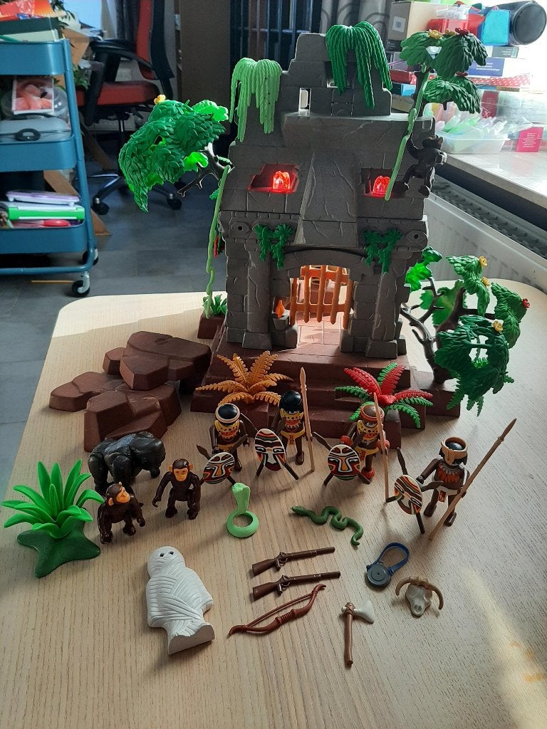 playmobil jungle ruïne 3015, Ophalen of Verzenden, Gebruikt, Los Playmobil