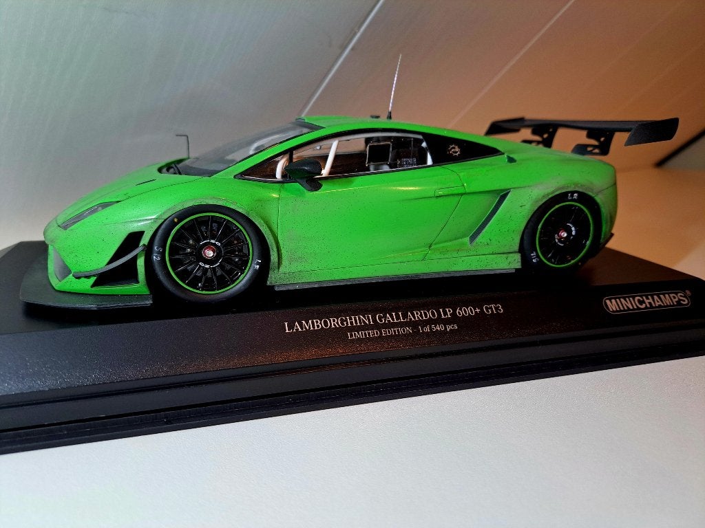 1:18 Lamborghini Gallardo LP600+ GT3 "Finish Line", Hobby en Vrije tijd, Modelauto's | 1:18, Ophalen of Verzenden, Nieuw, MiniChamps