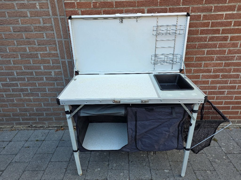 BaseCamp Kampeerkast / keuken, Caravans en Kamperen, Kampeermeubelen, Ophalen, Gebruikt, Campingkast