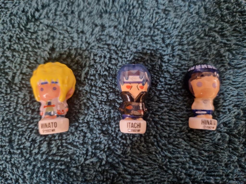 3 fèves Naruto, Enlèvement ou Envoi, Comme neuf, Figurine