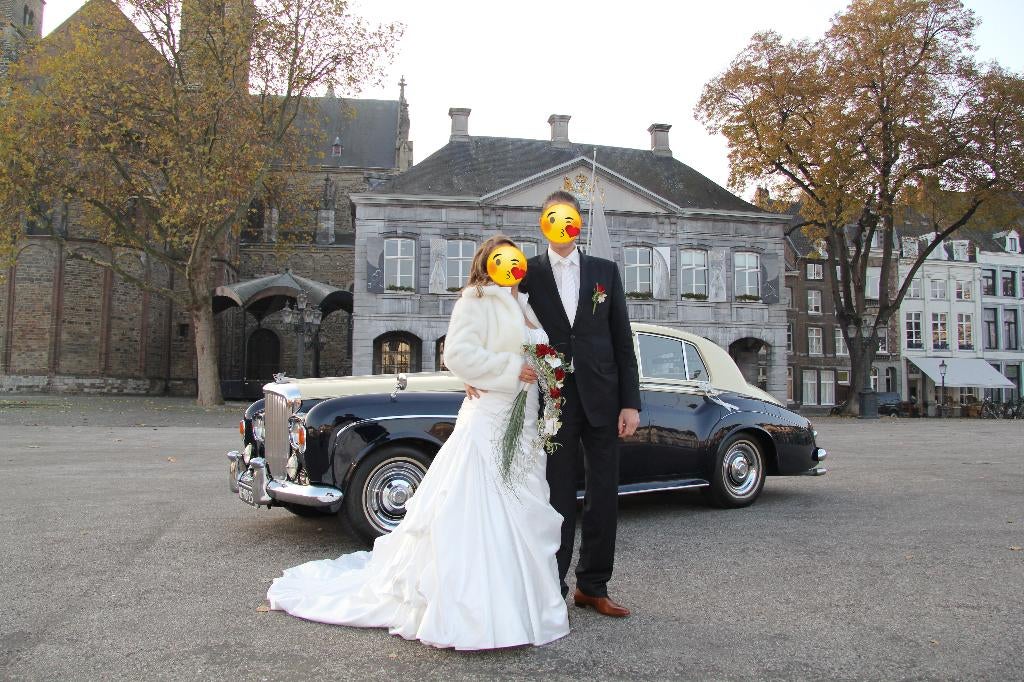 Bruidsjurk Maggie Sottero couture (maat 12/40), Ophalen of Verzenden, Zo goed als nieuw, Wit, Trouwjurk