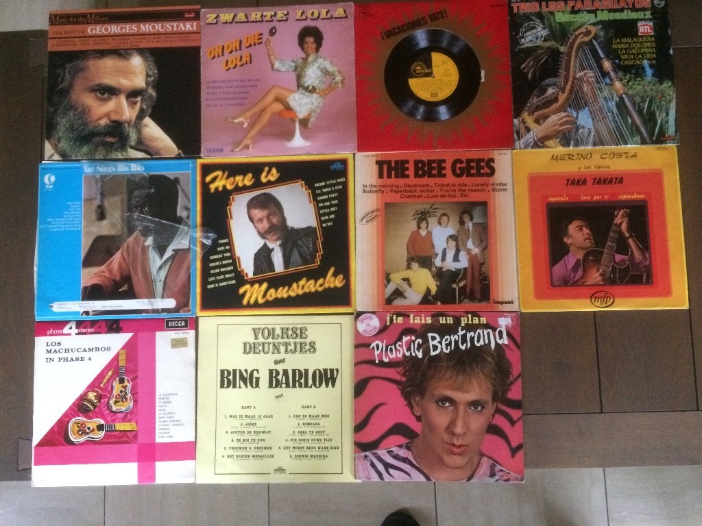 Vinyl lp, allerlei: Plastic Bertrand, The Bee Gees, e.a., Cd's en Dvd's, Ophalen, LP, Gebruikt, Beschermende buitenhoes