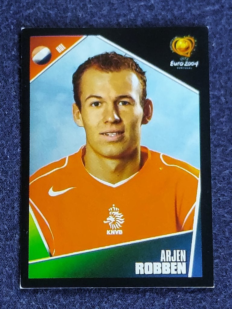 Panini sticker card voetbal ' EK Euro 2004 - Arjen Robben ', Ophalen of Verzenden, Nieuw, Sticker