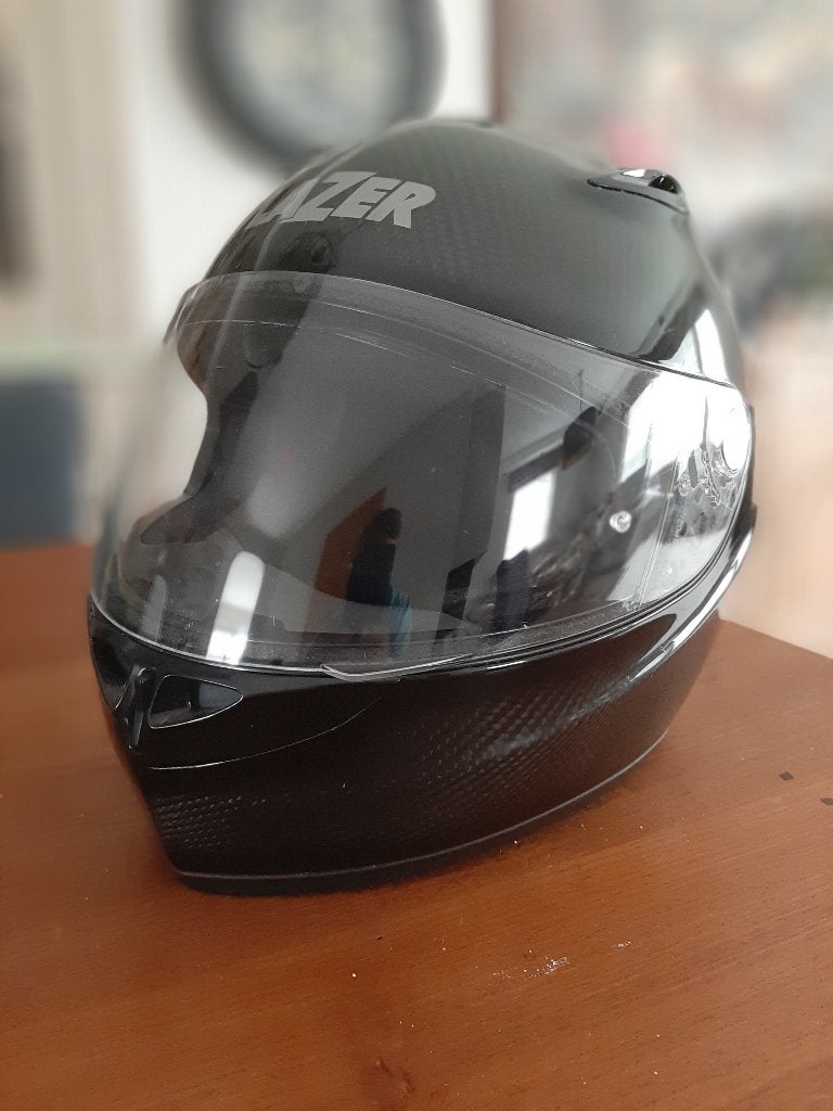 Motorhelm Lazer Carbon, Lazer, Femmes, Seconde main, Casque intégral