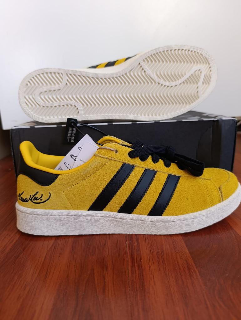 Adidas Jabbar Lo geel/zwart — Bruce Lee style EU 44/US 10, Kleding | Heren, Schoenen, Nieuw, Wandelschoenen, Overige kleuren, Ophalen of Verzenden