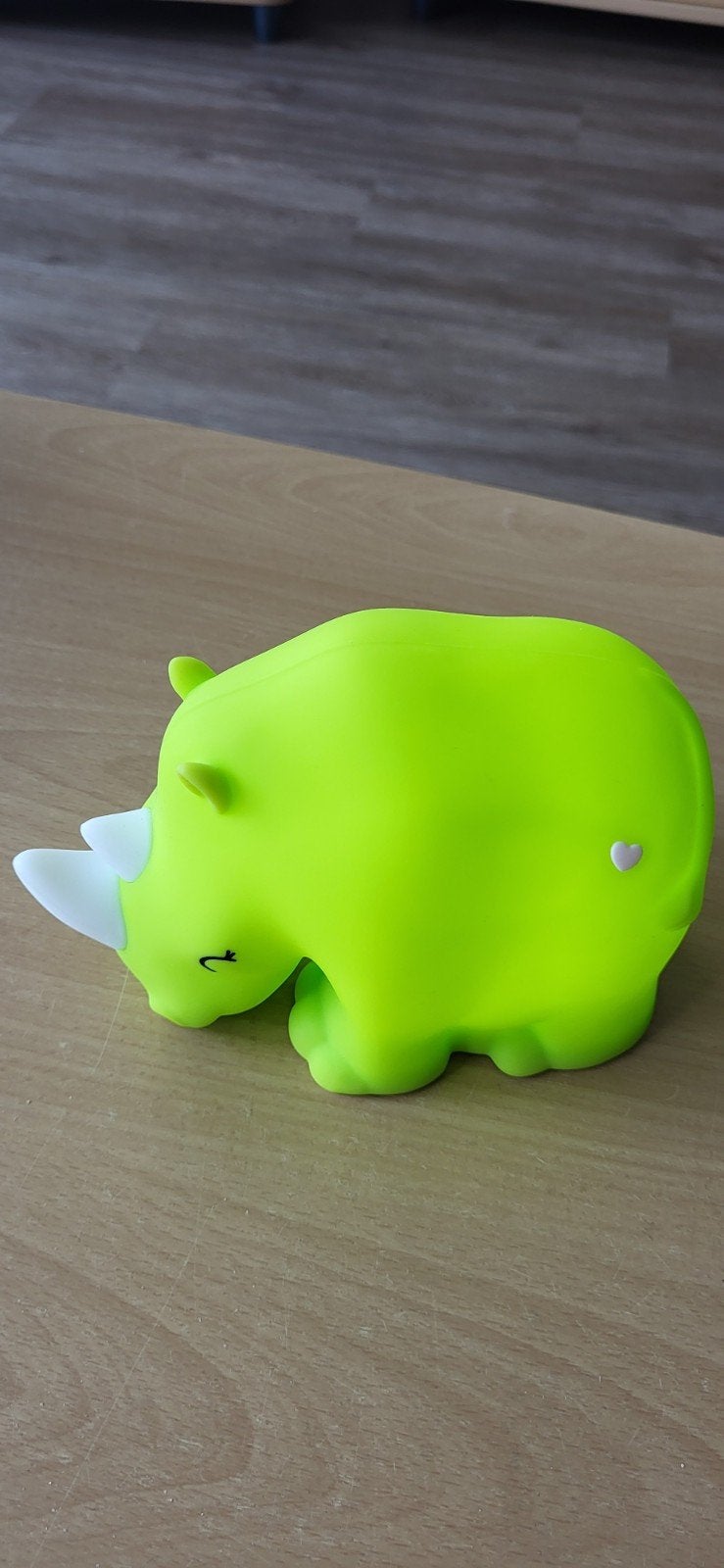 Scott witheet Rhino, silicone nachtlampje,Dhink Collection,, Kinderen en Baby's, Kinderkamer | Inrichting en Decoratie, Zo goed als nieuw