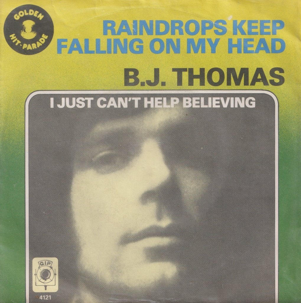 B.J. Thomas – Raindrops keep falling on my head - Single, Gebruikt, 7 inch, Single, Ophalen of Verzenden