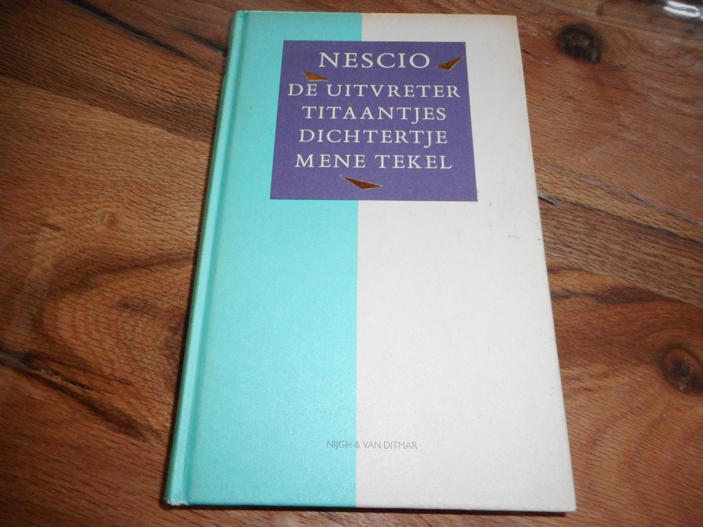 Nescio - omnibus, Enlèvement ou Envoi, Utilisé
