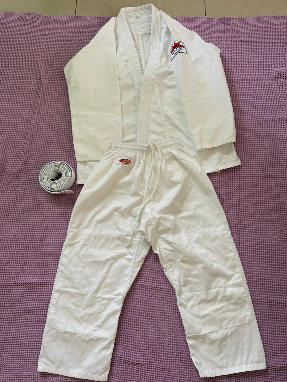 Ju jitsu kimono-set maat 170, zeer goede staat, Ophalen of Verzenden, Zo goed als nieuw