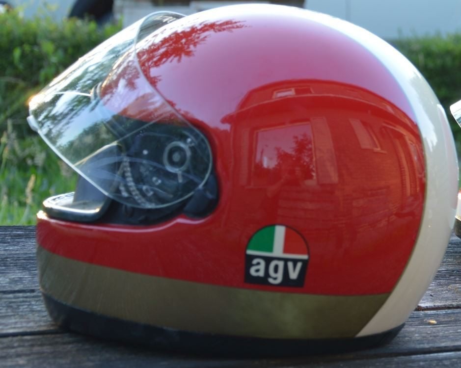 AGV Tricolor 1996, Motoren, Ophalen, L, Tweedehands, Integraalhelm