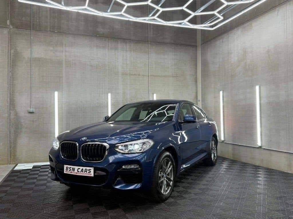 BMW X4/M-PACK/XDRIVE/LED/LEER/1EIGENAAR/GARANTIE, Auto's, Automaat, Blauw, https://public.car-pass.be/vhr/aa4b2a41-76cd-406c-996b-fd7a694e5d4d
