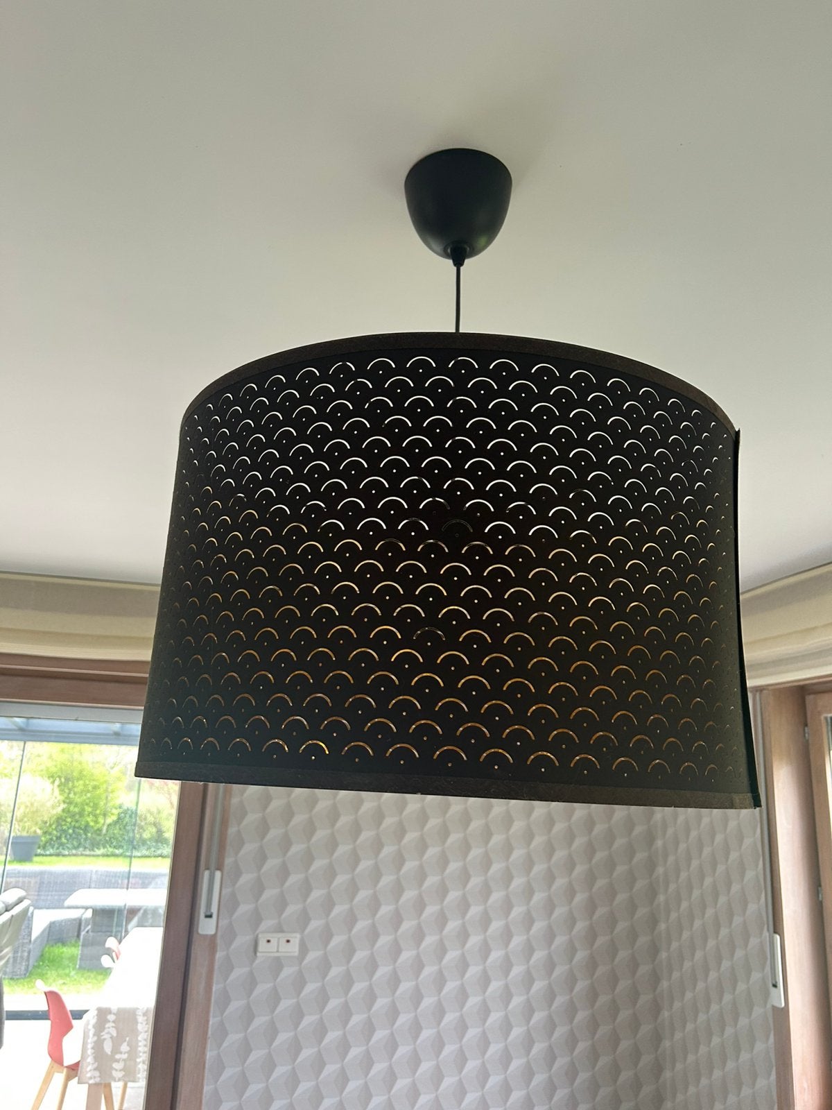 Lampe suspendue Ikea, Suspension, Rond, 30 cm, Enlèvement