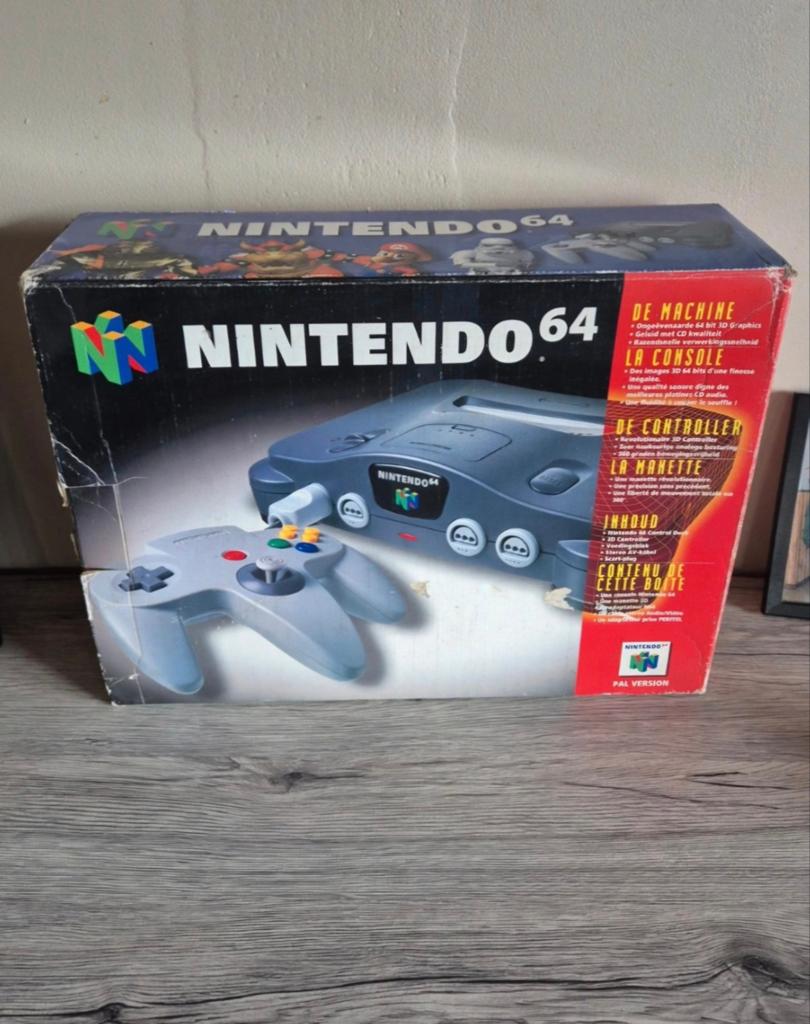 Nintendo 64-console, Ophalen, Gebruikt, Met 1 controller, Met geheugenkaart