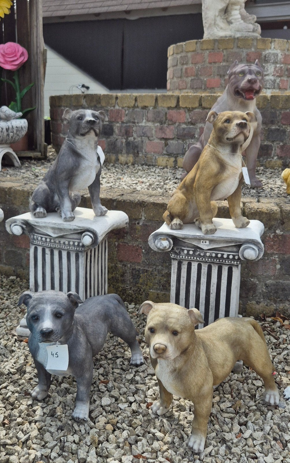 staffordshire bullterrier beelden, Enlèvement, Neuf, Synthétique, Animal