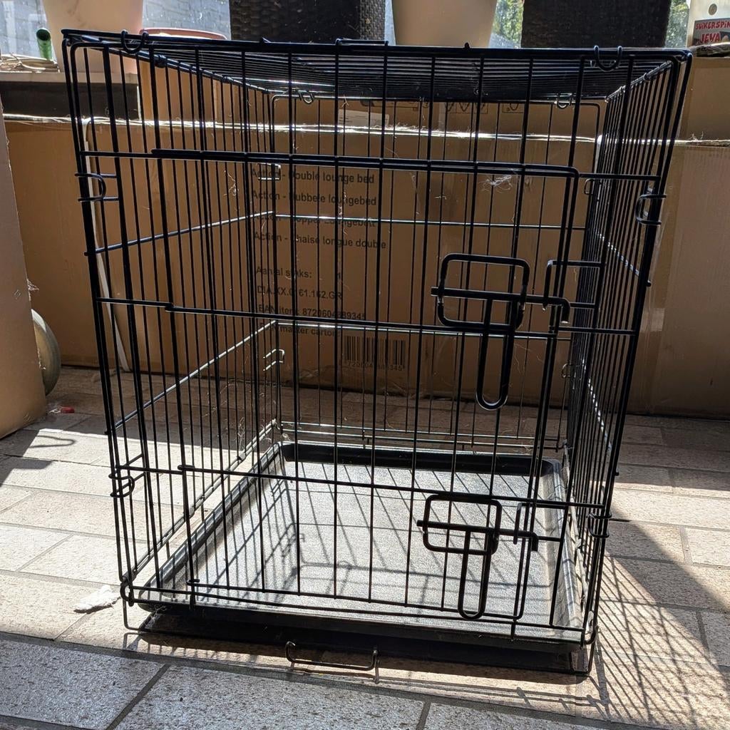 Hondenbench voor kleine hond (afmeting 60cm/50cm/60cm b/h/d), Dieren en Toebehoren, Ophalen, Hondenkennel, Gebruikt, Minder dan 65 cm