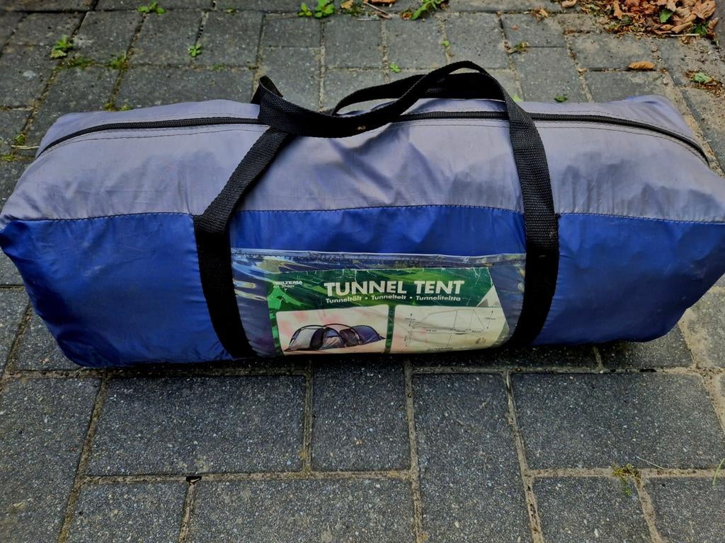 Tunnel tent, Caravans en Kamperen, Tenten, Ophalen, Zo goed als nieuw, Tot en met 4