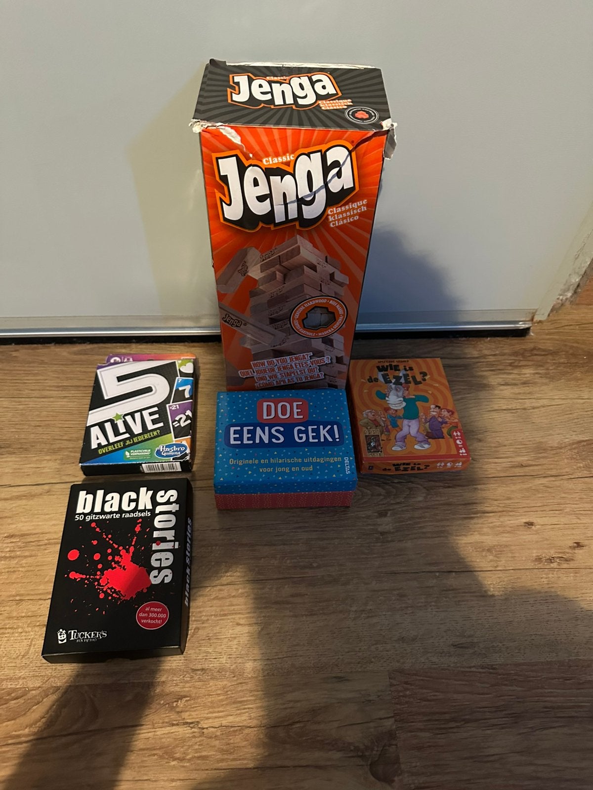 Gezelschapspellen, Ophalen, Gebruikt