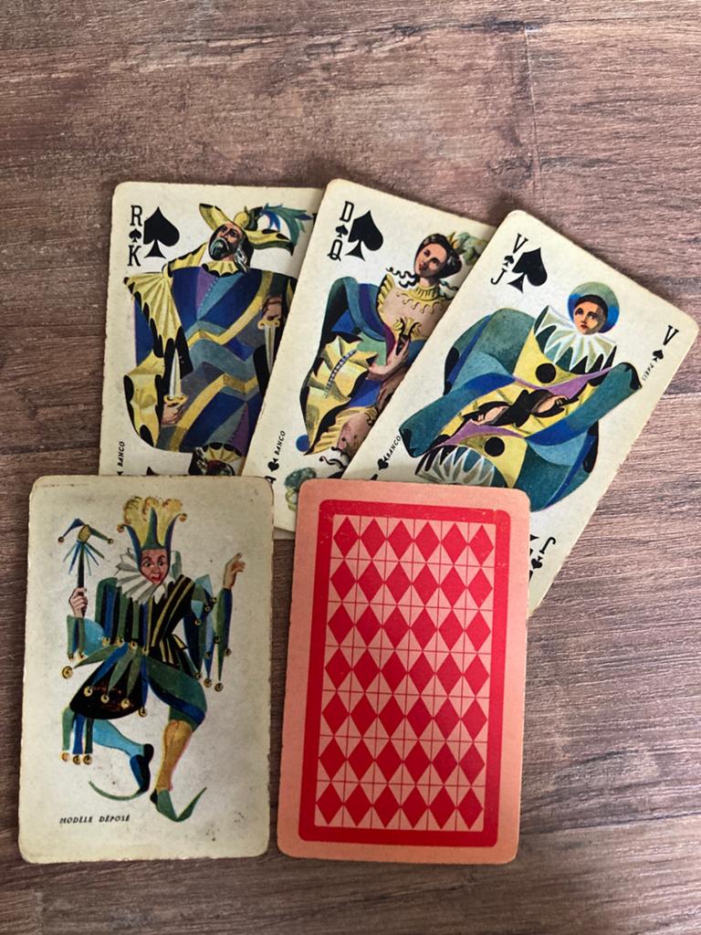 Oud kaartspel "Banco" (Paris, 1952), Verzamelen, Speelkaarten, Jokers en Kwartetten, Verzenden, Gebruikt, Speelkaart(en)