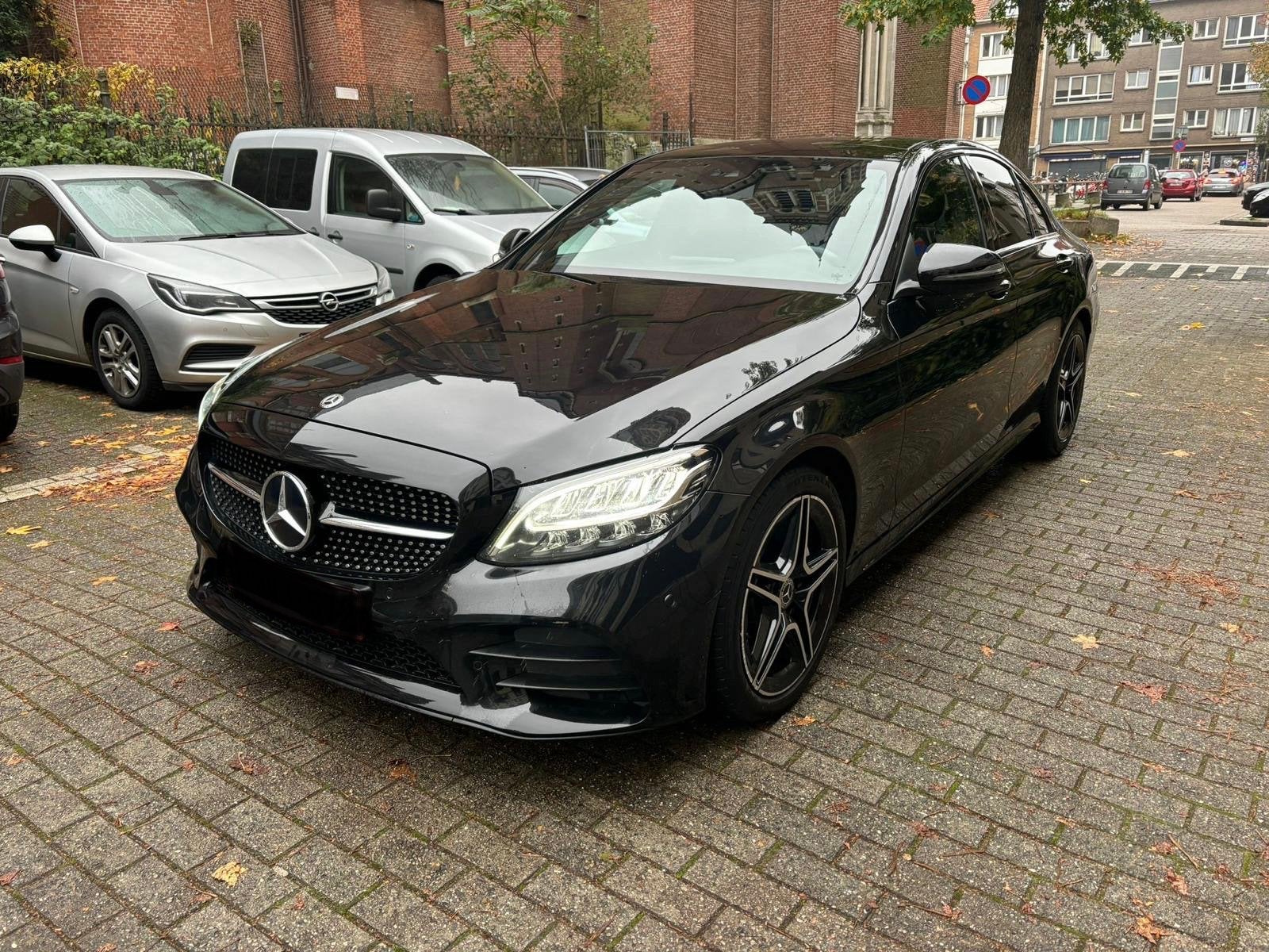 Mercedes-Benz C-Klasse 200 d AMG Autom/Pano/Virtual Cockpit, Autos, Cuir et Alcantara, Achat, Euro 6, Noir