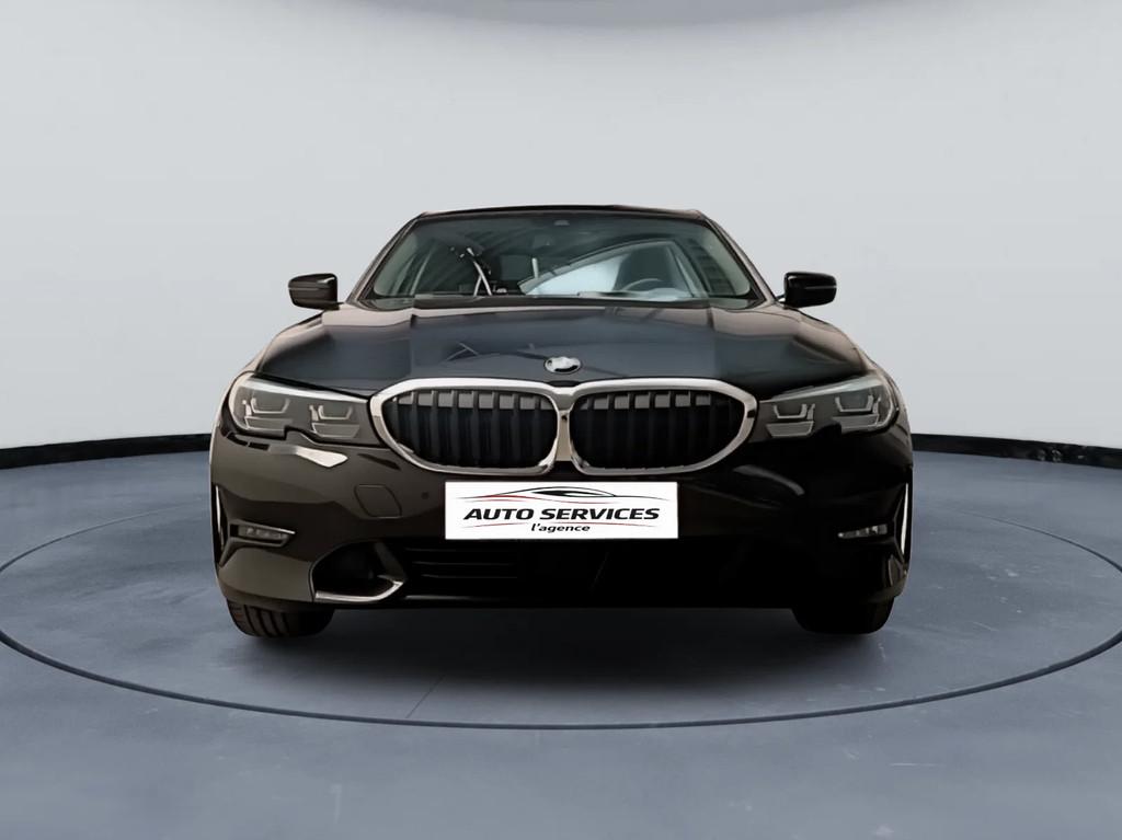 BMW 3 Serie 320dA AdBlue Garantie 12 mois (bj 2021), Auto's, Automaat, Zwart, Leder, Bedrijf