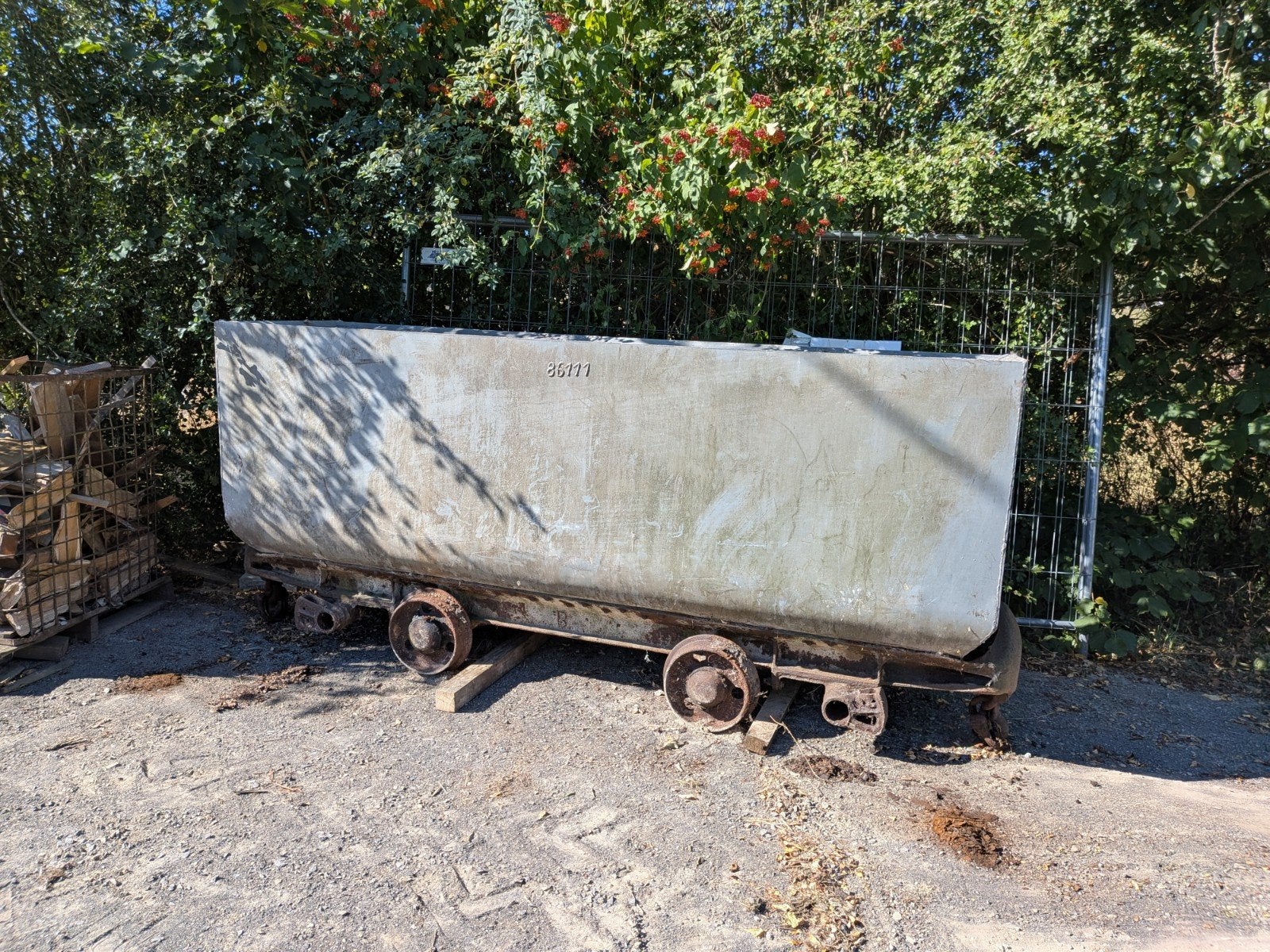 wagonnet de mine, Enlèvement, Utilisé