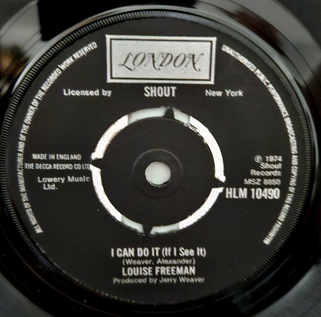 7" Single - Louise FREEMAN - I can do it, R&B et Soul, 7 inch, Utilisé, Autres types