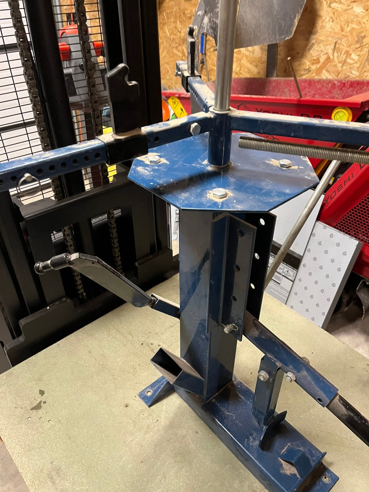 Bandenmachine, Ophalen